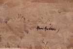 René KUDER Paysans travaillant dans un champ (détail signature). René Kuder