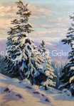 Robert KAMMERER Après midi d hiver dans les Hautes-Vosges (Massif du Hohneck) Huile sur toile, 100x115cm - 1927 (détail). Robert Kammerer