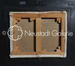 Roger MUHL La table huile sur toile, 33x41cm (verso). Roger Muhl