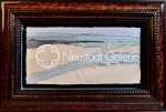 Roger MUHL Sables blancs Huile sur toile, 20x40cm (avec son cadre). Roger Muhl