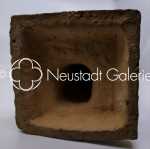 Sainte Odile et jeune alsacienne - céramique, hauteur 56cm - début XXe siècle - talon. Anonyme Début XXe siècle