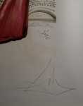 Salvator DALI Pilate aimait Hermione Lithographie signée (détail). Salvator Dali
