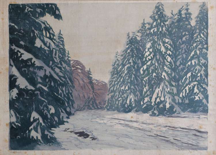 Paul Leschhorn - Forêt en hiver