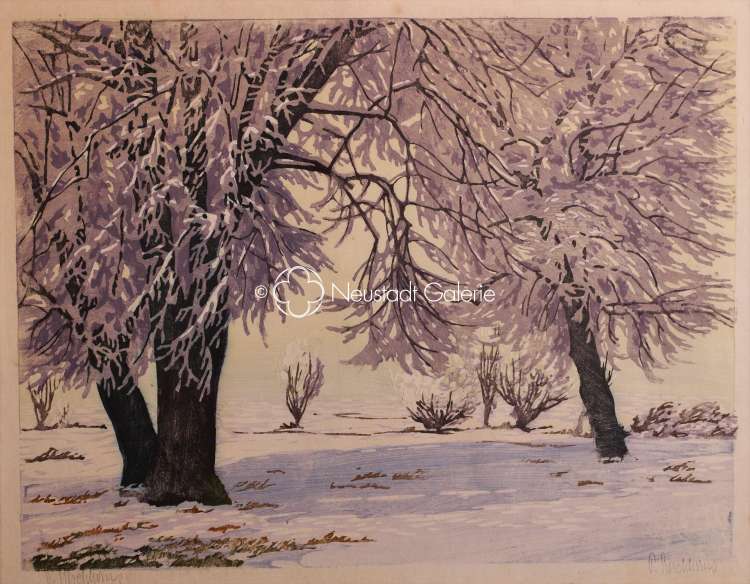 Paul Leschhorn - Paysage d hiver
