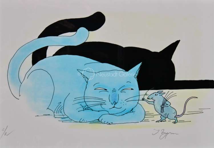 Jean-Thomas Ungerer - Le chat bleu