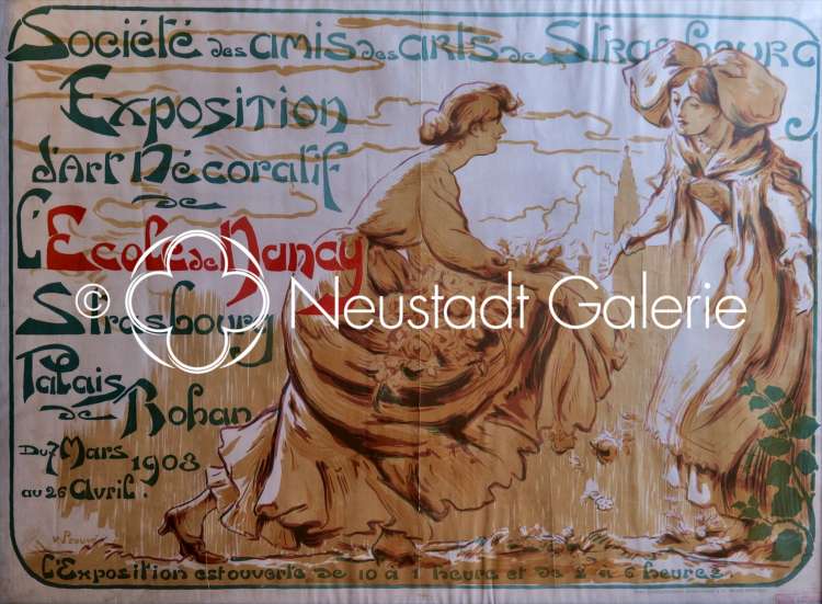 Victor Prouvé - Exposition d Art décoratifs de l Ecole de Nancy au Palais de Rohan à Strasbourg 1908