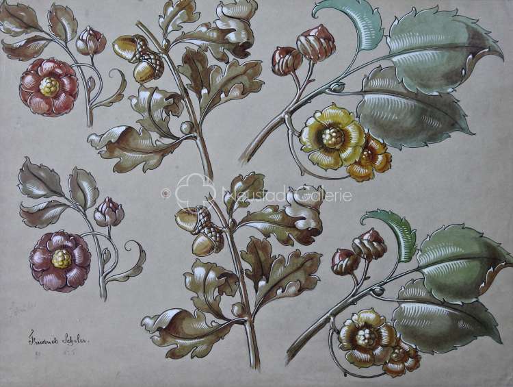 Friedrich Schiler - Etude florale