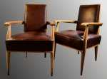 Maurice JALLOT (1900 - 1971) - paire de fauteuils - années 40. Maurice Jallot